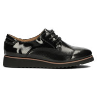 Leather shoes FilippoDP4796/23 BK black