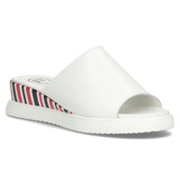 Leather slippers Filippo DK3615/22 WH white