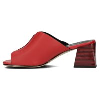 Leather slippers Filippo DK4424/23 RD red