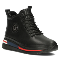 Leather sneakers DBT4215/23 BK black