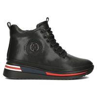 Leather sneakers DBT4215/23 BK black