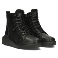 Leather sneakers DBT4776/23 BK black