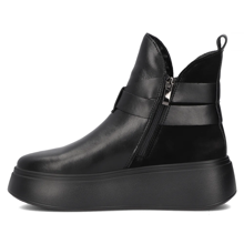 Leather sneakers DBT6341/24 BK black