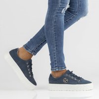 Leather sneakers FILIPPO DP3528/22 NV navy