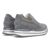 Leather sneakers Filippo DP1512/21 Gr gray