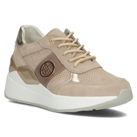 Leather sneakers Filippo DP3553/22 BE beige