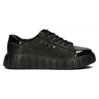 Leather sneakers Filippo DP4138/22 BK black