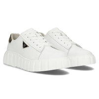 Leather sneakers Filippo DP4138/23 WH white