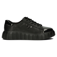 Leather sneakers Filippo DP4138/24 BK black