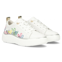 Leather sneakers Filippo DP4480/24 MLT white