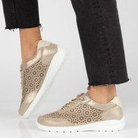 Leather sneakers Filippo DP4519/23 GO gold