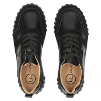 Leather sneakers Filippo DP4913/24 BK black