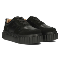 Leather sneakers Filippo DP4913/24 BK black