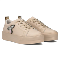 Leather sneakers Filippo DP6042/24 BE beige