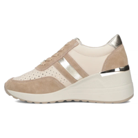 Leather sneakers Filippo DP6046/24 BE beige