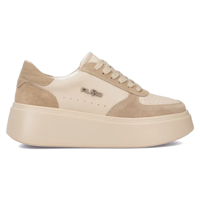 Leather sneakers Filippo DP6047/24 BE beige