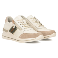 Leather sneakers Filippo DP6083/24 BE GE beige