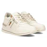 Leather sneakers Filippo DP6083/24 BE beige