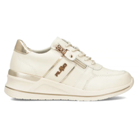 Leather sneakers Filippo DP6083/24 BE beige