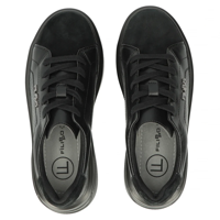 Leather sneakers Filippo DP6118/24 BK black