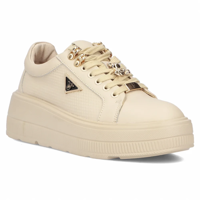 Leather sneakers Filippo DP6382/24 BE beige