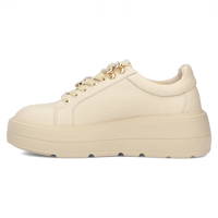 Leather sneakers Filippo DP6382/24 BE beige