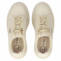 Leather sneakers Filippo DP6382/24 BE beige