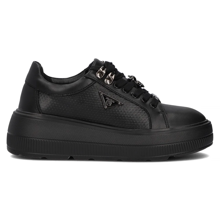 Leather sneakers Filippo DP6382/24 BK black