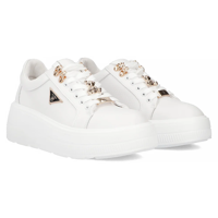 Leather sneakers Filippo DP6382/24 WH white