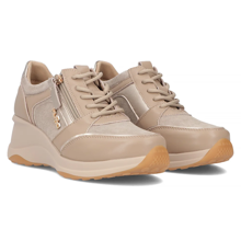 Leather sneakers Filippo DP6434/24 TP taupe