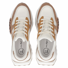 Leather sneakers Filippo DP6447/24 BE beige