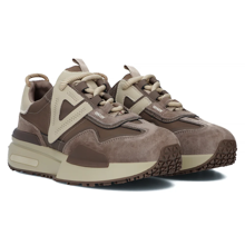 Leather sneakers Filippo DP6523/24 BE brown