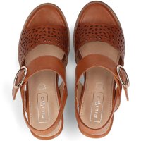 Wedge sandals Filippo DS2077/21 BR brown