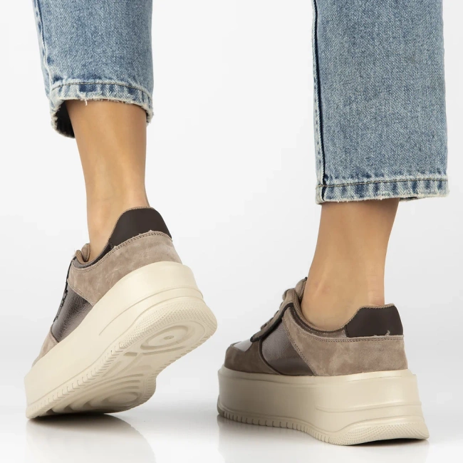 Leather shoes Filippo DP7124/25 TP Beige