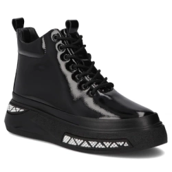 Leather ankle boots Filippo DBT7276/25 BK black