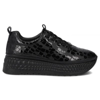Skórzane sneakersy Filippo DP7284/25 BK czarne