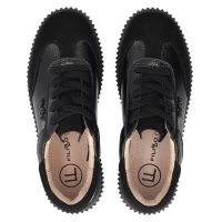 Leather sneakers Filippo DP7123/25 GN gun metal