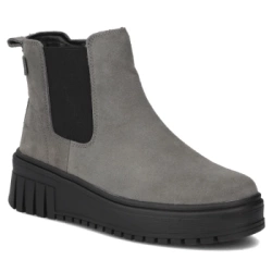 Leather ankle boots Filippo DBT7279/25 GR grey