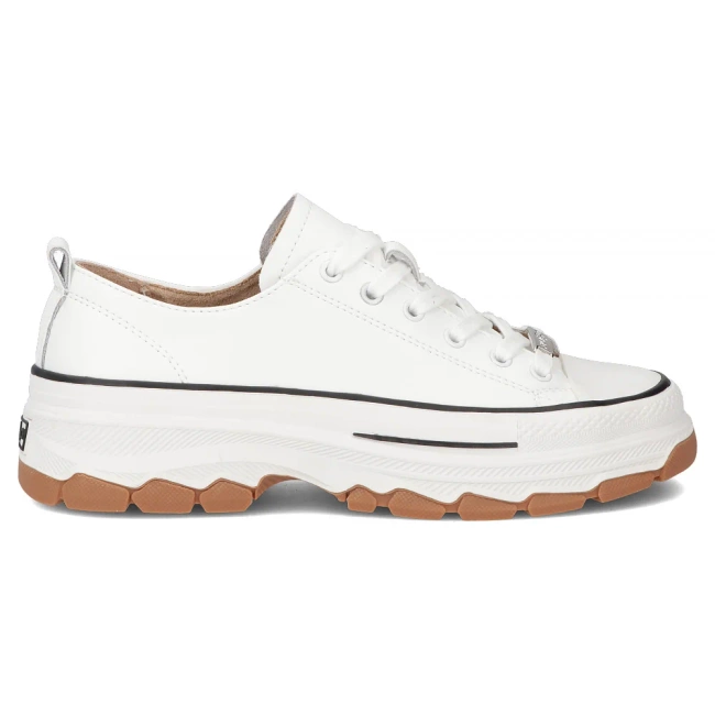 Leather sneakers Filippo DP7501/26 WH white