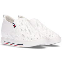 Skórzane półbuty Filippo DP1356/22 WH białe