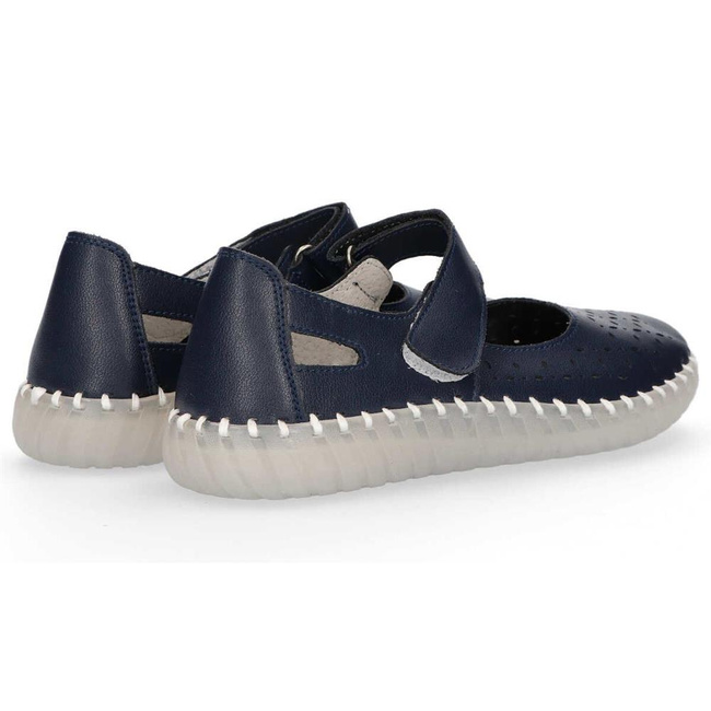 Leather shoes Filippo DP1262/20 NV navy blue