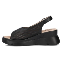 Leather sandals Filippo DS6051/24 BK black