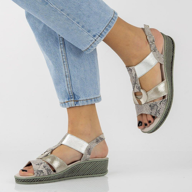 Filippo DS1417/20 SI Silver Sandal