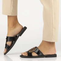 Klapki Filippo DK3703/25 BK czarne