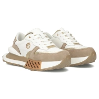 Leather sneakers Filippo DP6733/25 WH BE white beige