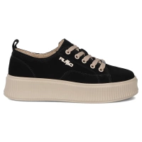 Leather sneakers Filippo DP6122/26 BK BE black