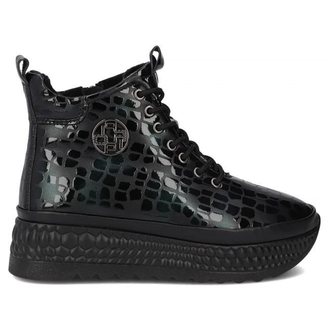 Leather ankle boots Filippo DBT7278/25 GE dark green