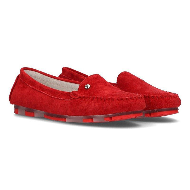 Leather loafers Filippo DP2037/21 RD red