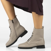 Leather ankle boots Filippo DBT7222/25 BE beige