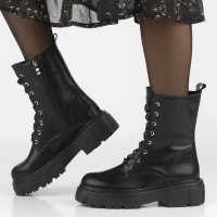 Leather ankle boots Filippo DBT4759/25 BK black